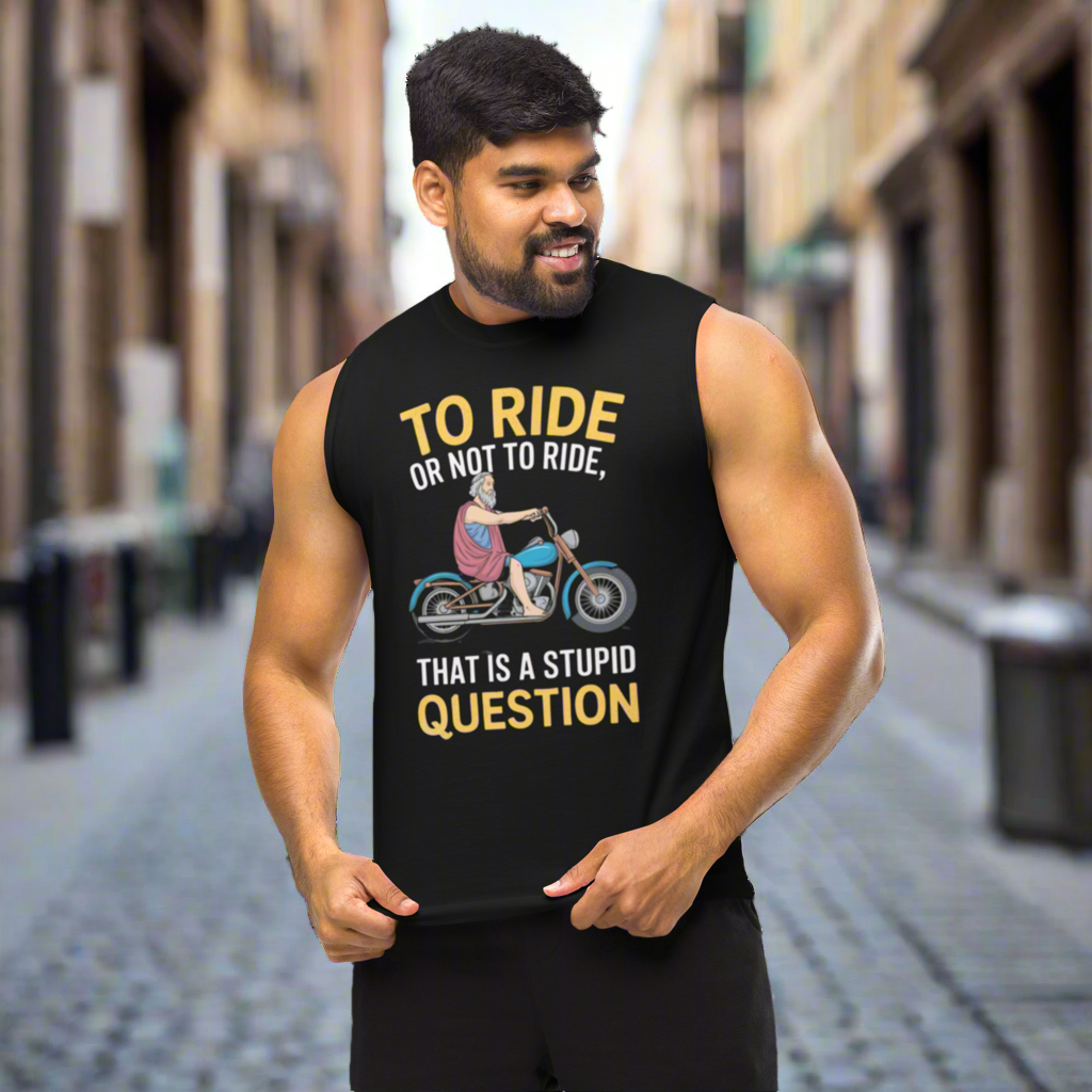 Biker Wisdom Muscle Shirt