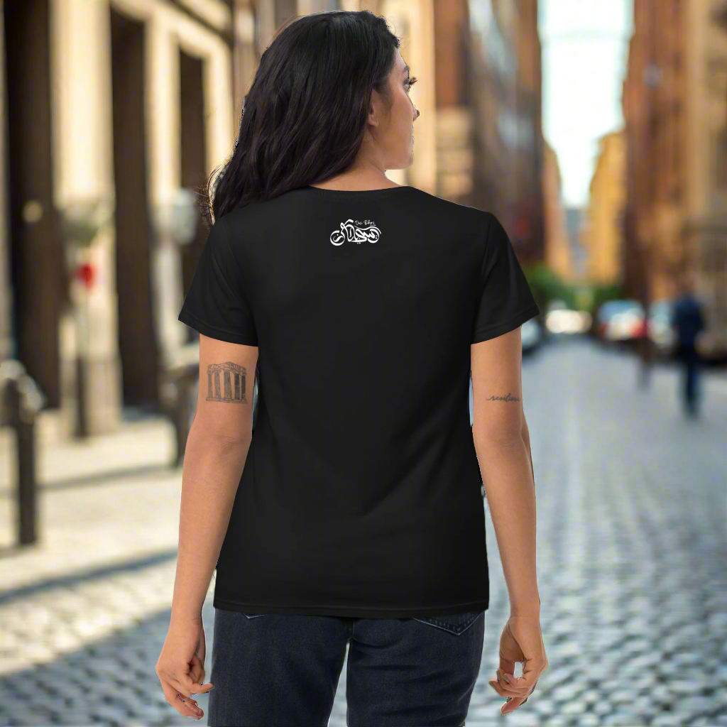 Desi Biker Divas short sleeve t-shirt: Night Ride Edition